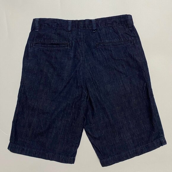 Dark Wash Denim Shorts - Picture 2 of 4